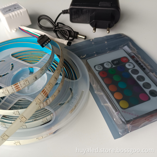 Wholesale SMD 2835 RGB LED Strip Kit with IR Controller for Room Decoration
